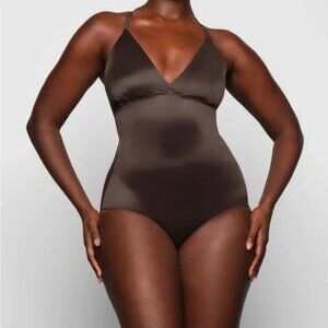 SKIMS  Simply Bare Bodysuit Brief with Snaps